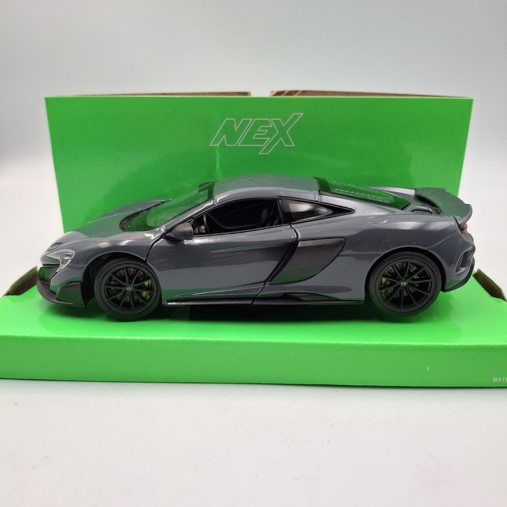 WELLY 1:24 McLaren 675LT Coupe - Gray New Exploration Of‎ Models 8+